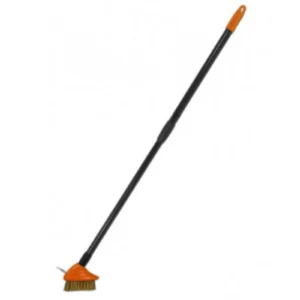 Kőburkolat tisztító kefe, fém nyéllel