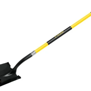 Lapát 23 cm széles fej, 122 cm-es üvegszálas nyél,Profi min.,(sárga)