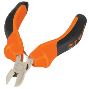 Oldalcsípő fogó, 11 cm (kis méretű), dupla, csúszásmentes markolat