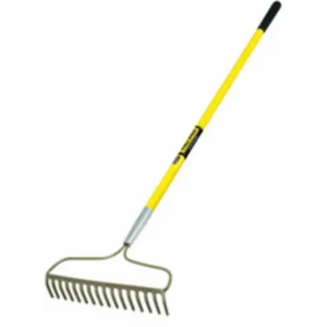 Gereblye, 16 fog, üvegszálas nyél