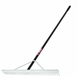 Hőkezelt alumínium gereblye, 91 cm széles fej