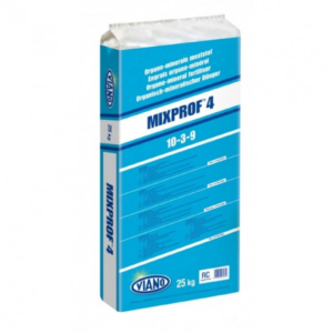 Mixprof 4 (10-3-9), örökzöld és virágzó cserjék, parkfák, 25 kg=250 m2