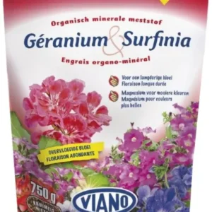 Muskátlitáp 7 növény, 90 nap, 0,75 kg=7 m2