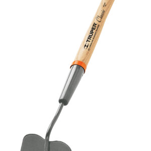 Kis kapa, 38 cm, lakkozott kőrisfa nyéllel, bőr akasztóval