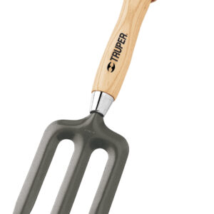 Kisvilla 18 cm, lakkozott keményfa nyéllel, bőr akasztóval