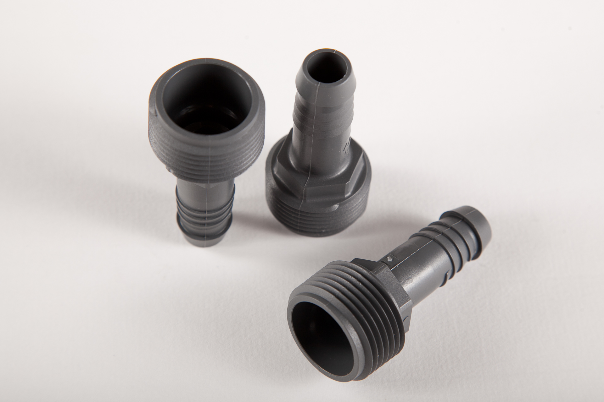 Flexibilis egyenes 3/4” KM