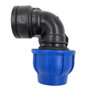 Gyk. Könyök 25xB1″ KÉK IDOM 16 bar