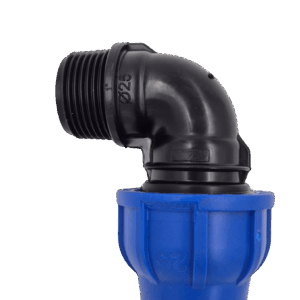 Gyk. Könyök 25xK1″ KÉK IDOM 16 bar