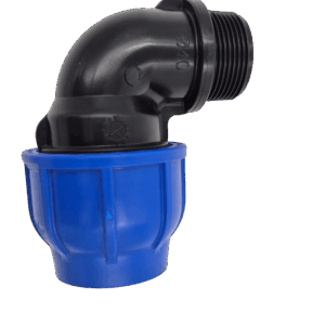 Gyk. Könyök 40xK5/4″ KÉK IDOM 16 bar