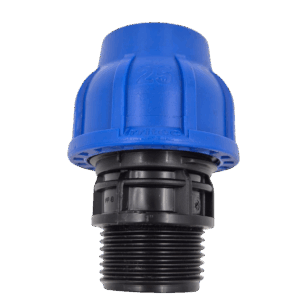 Gyk. Összekötő 25xK1″ KÉK IDOM 16 bar