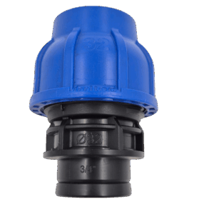 Gyk. Összekötő 32xK3/4” KÉK IDOM 16 bar