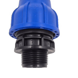 Gyk. Összekötő 32xK1″ KÉK IDOM 16 bar