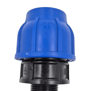 Gyk. Összekötő 40xK1” KÉK IDOM 16 bar