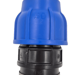 Gyk. Összekötő 50xB6/4″ KÉK IDOM 16 bar