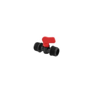 Hengeres MINI csap KM 3/4″ (piros karos)