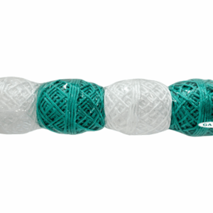 PP zsineg színes 1,5 mm (zöld és fehér) db-ra vehető!