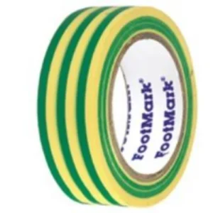 Szigetelőszalag 20 m, zöld-sárga