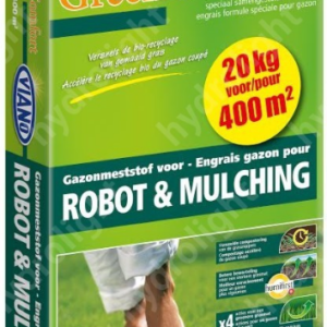 Robot & Mulching -robotfűnyíróval kezelt gyepekhez, 100 nap, 20 kg=625 m2