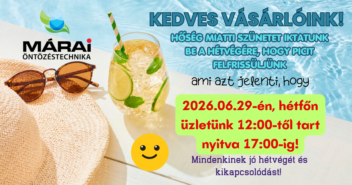 Máraishop fontos hír